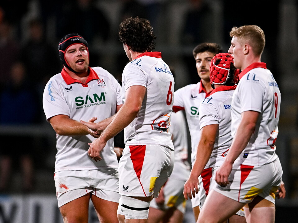 Ulster players celebrating