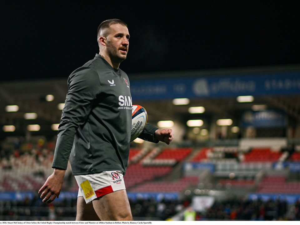 Stu McCloskey at Affidea Stadium 