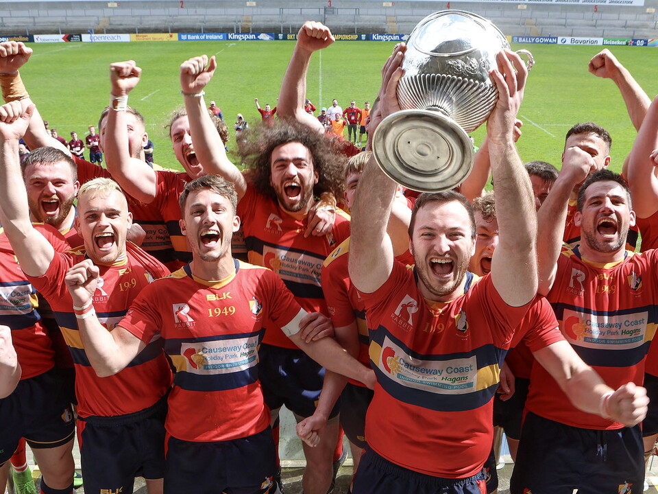 Ballyclare pulled off a comeback win to beat Enniskillen and secure the Junior Cup in one of the most memorable club finals played at Kingspan Stadium.