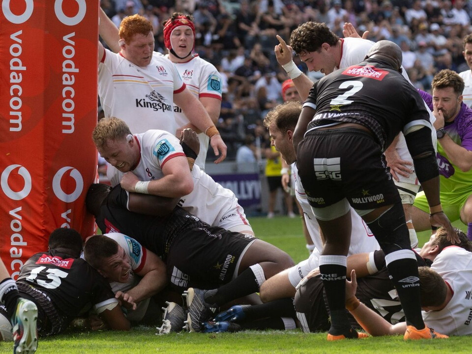 Ulster suffer  a 22-12 defeat to the Sharks in Durban, in a physically tough battle in the South African sunshine.