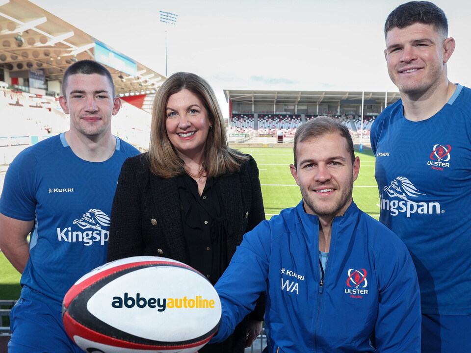 AbbeyAutoline celebrates 50th anniversary by extending partnership with Ulster Rugby for the exclusive naming rights of the AbbeyAutoline Family Stand.