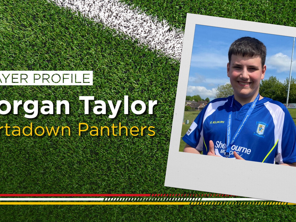 Meet Morgan, he has been playing for the Portadown Panthers for 3 years.