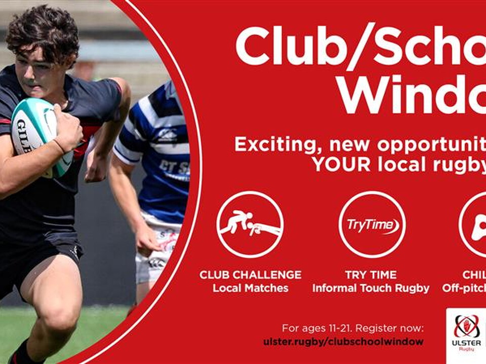 2025 marks the 4th year of the annual Ulster Carpets Club/School Window participation programme. The programme, developed in 2021 will create a space in the rugby season for young players across school & club rugby to come together in a safe, fun...
