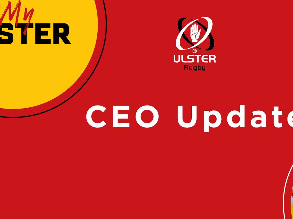 Ulster Rugby CEO Jonny Petrie has spoken to supporters about the current challenges and opportunities for the club, and the status of rugby in Ulster, in a recent live update.