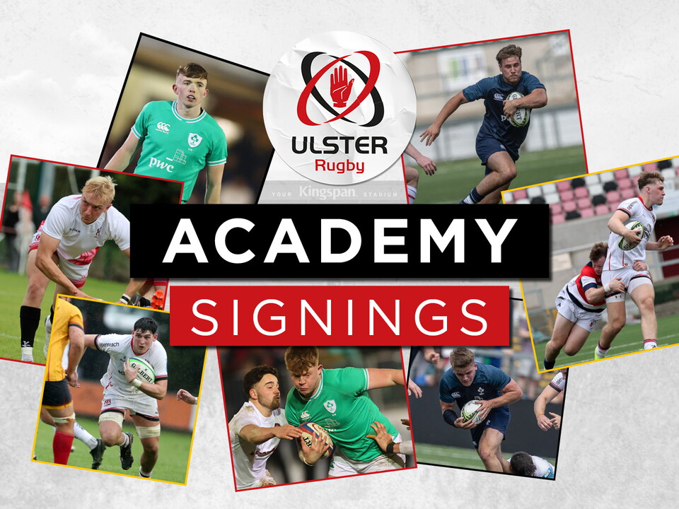 Ulster Rugby can confirm that seven players will join the Ulster Rugby Academy for the 2024/25 season.