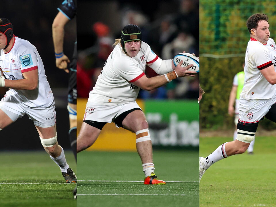 Promising young Ulster Rugby Academy players James McNabney, Scott Wilson and Lorcan McLoughlin have signed Development contracts to stay at the province for the next stage of their careers.