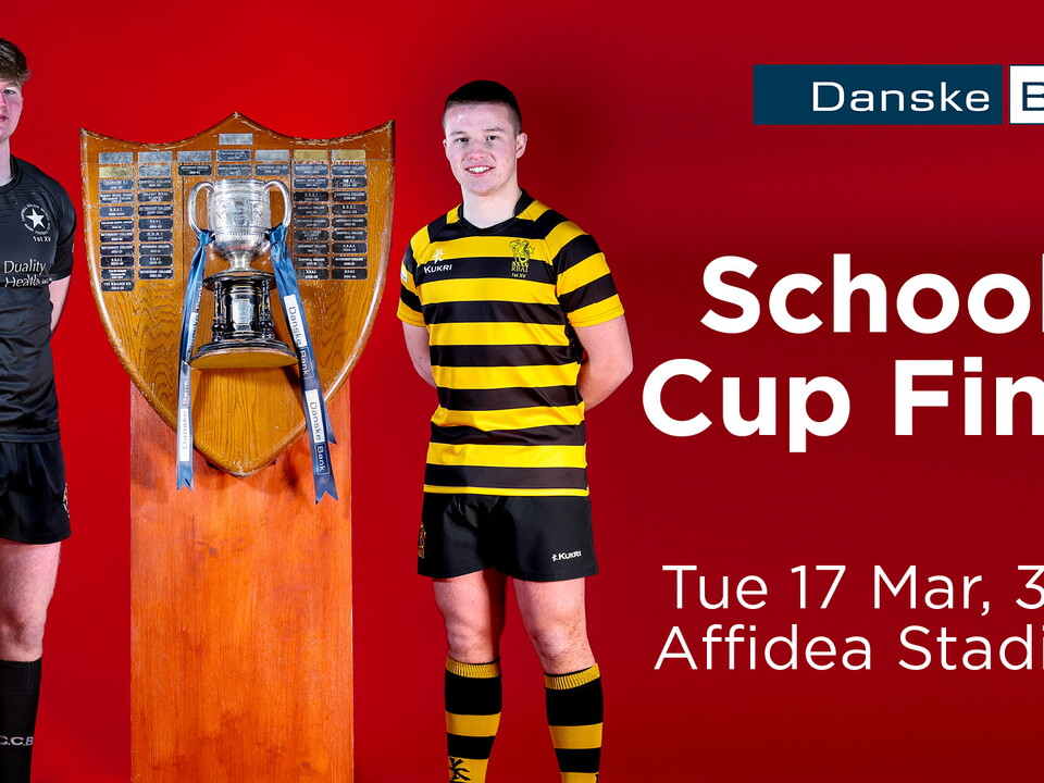 Campbell College and RBAI will go head to head in the Danske Bank Ulster Schools' Cup final. (Tuesday 17 March, kick-off 3.00pm)