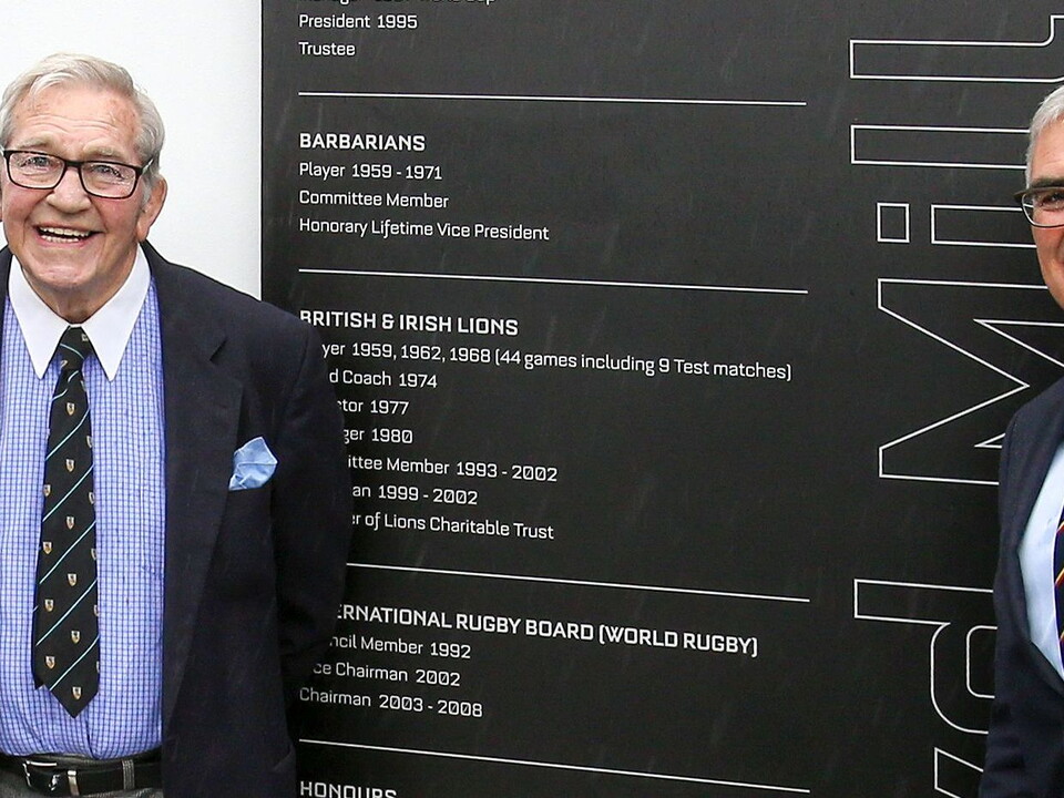 Former Ulster, Ireland and British & Irish Lions rugby legend, Dr Syd Millar CBE, has passed away at the age of 89.