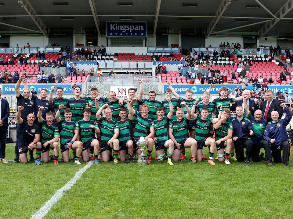 This year's Millar McCall Wylie Junior Cup Final saw Clogher Valley claim the silverware with a 43-10 victory over City of Armagh 2nd XV at Kingspan Stadium.