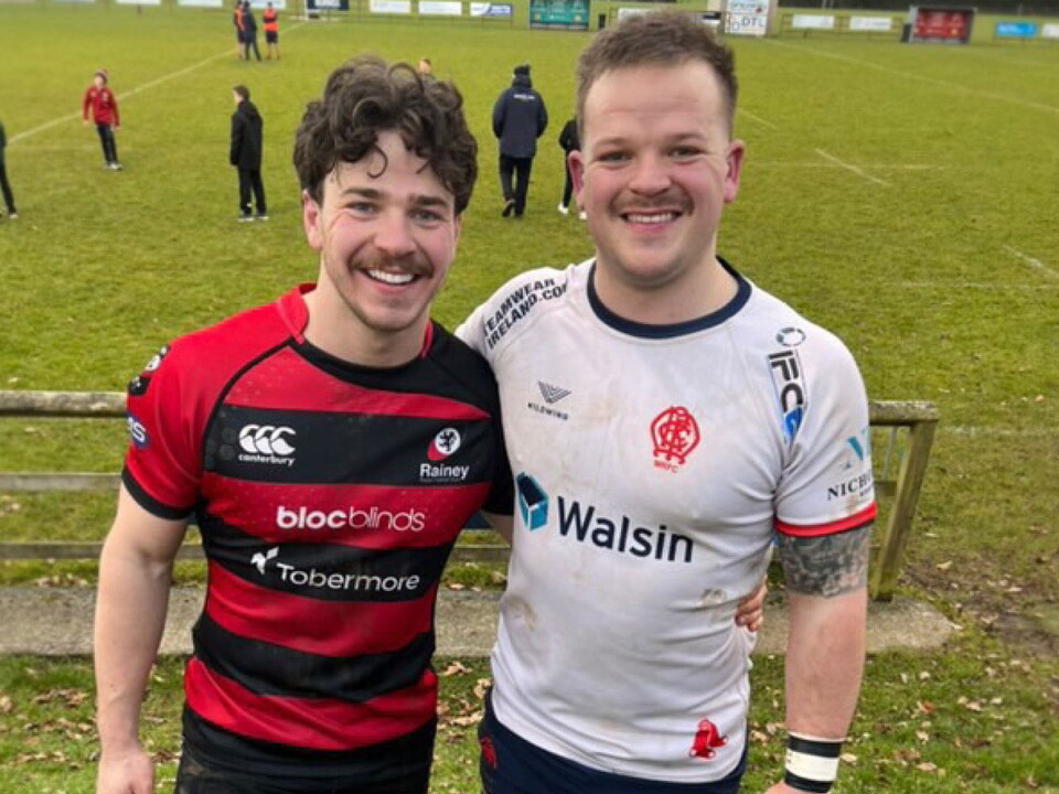 This weekend's AIL clash between Rainey and Malone was made all the more special by a unique familial twist—two brothers, Tiernan and Killéne Thornton, found themselves on opposite sides of the field for the first time in their competitive rugby c...