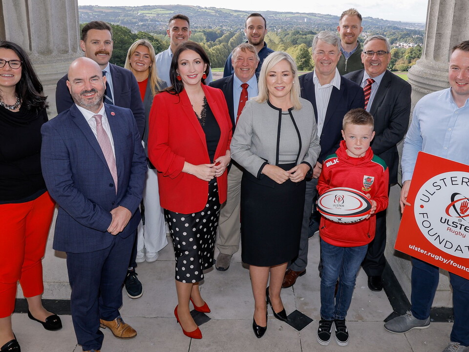 Ahead of the new season, the Ulster Rugby Foundation hosted a special event at Parliament Buildings to showcase the work of the charity, and the impact it is set to make on the local community.