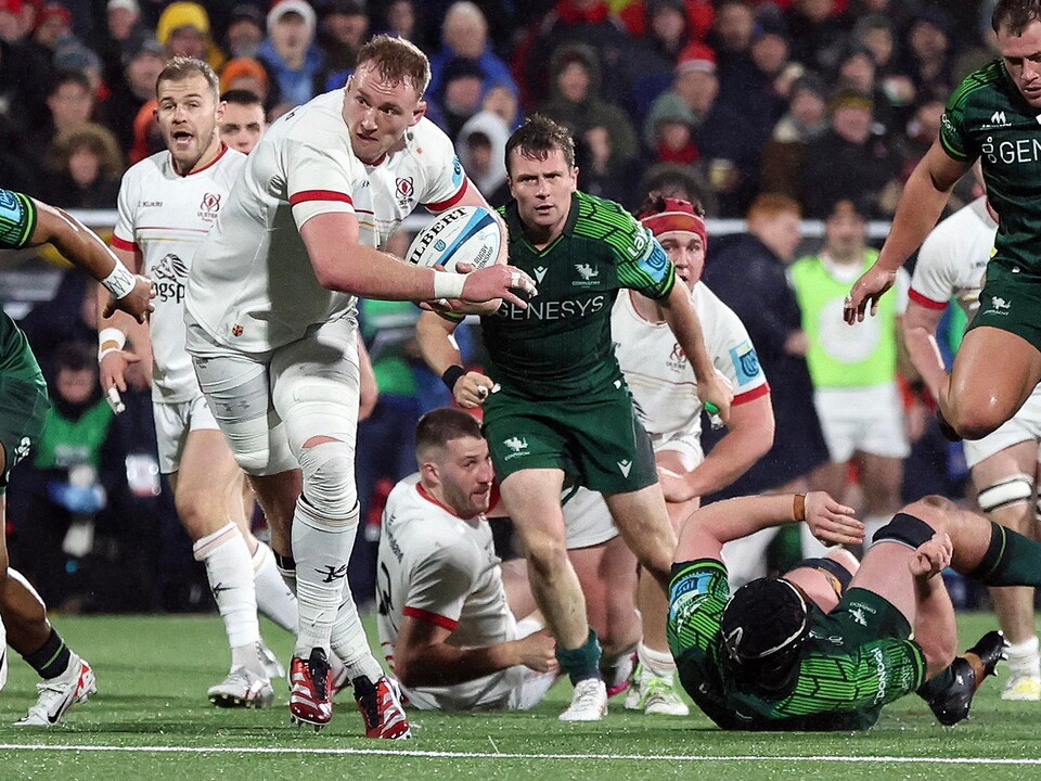 Ulster edge a christmas cracker against Interprovincial rivals, Connacht, at a rain swept night at Kingspan Stadium in Round 8 of the BKT United Rugby Championship.