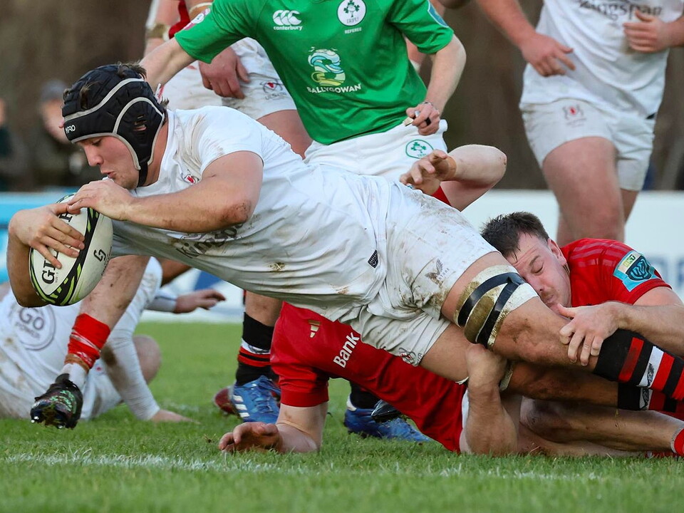 Ulster A secured their first victory in the 150 IRFU ‘A’ Interprovincial Championship, defeating Munster A 26-14 at Shaw’s Bridge, this Friday afternoon. The home side, eager to bounce back from defeats in their opening two fixtures, produced a de...