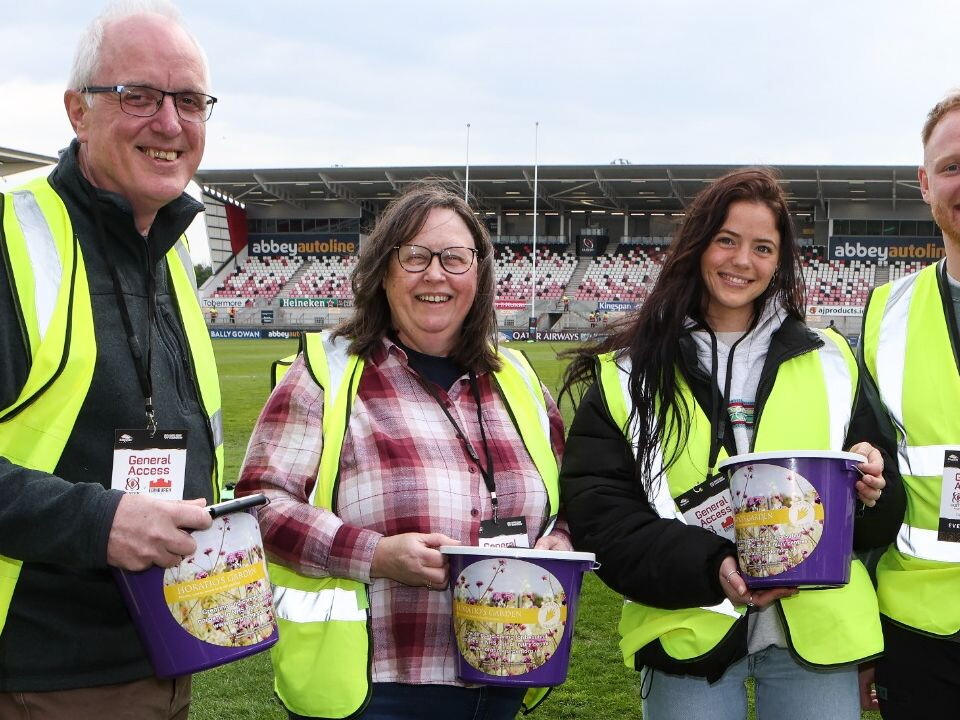 After a successful season of support, Horatio’s Garden will remain as an official charity partner of Ulster Rugby as work progresses on the Belfast garden at Musgrave Park Hospital.
