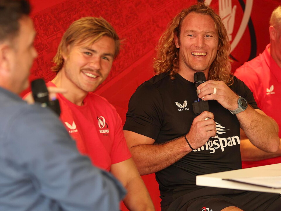 Ulster Rugby held a Fan's Forum event on Thursday evening to look ahead to the weekend's 2024/25 season opener, as the Ulstermen get underway against the reigning champions, Glasgow Warriors, at Kingspan Stadium.