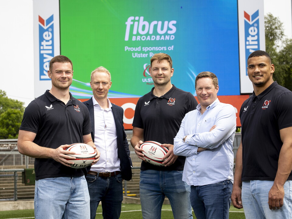 Ulster Rugby is delighted to announce a new three-year partnership with Fibrus, which sees the leading rural broadband provider become the club’s Exclusive Full Fibre Broadband Partner.