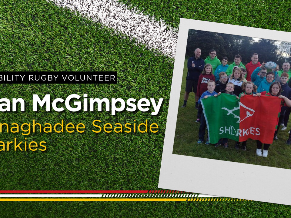 A local school bus driver, Alan McGimpsey also coaches disability team, Donaghadee Seaside Sharkies.
