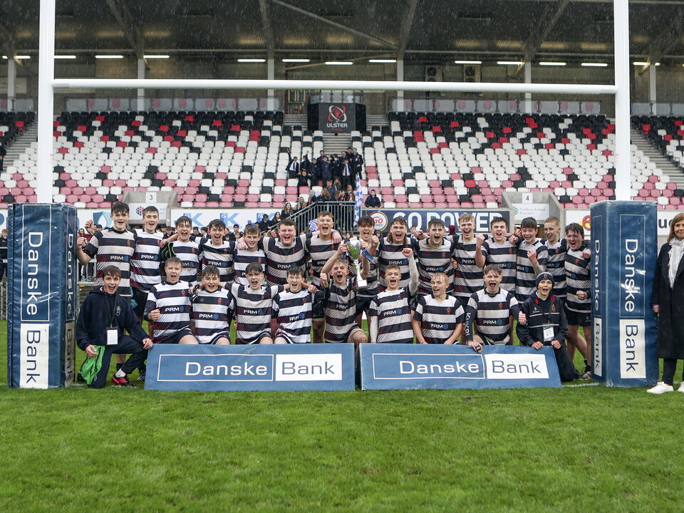 Wallace High School have won the 2022 Danske Bank Schools' U16 Cup after a 12-0 victory over Campbell College Belfast in the final at Kingspan Stadium.