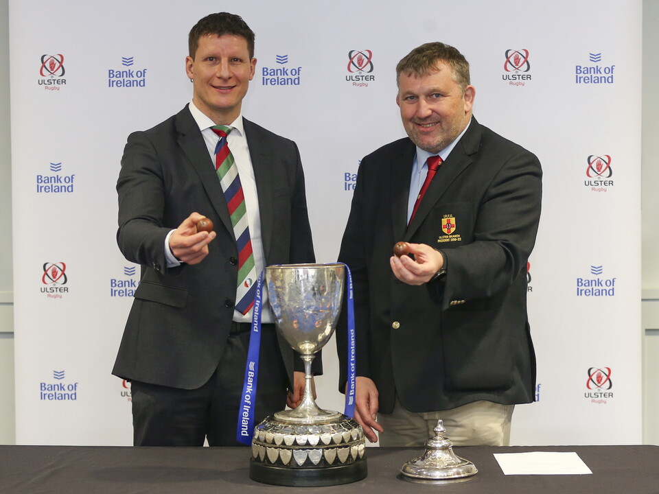 The draw for the semi-finals of the Bank of Ireland Towns Cup was held today at Kingspan Stadium.