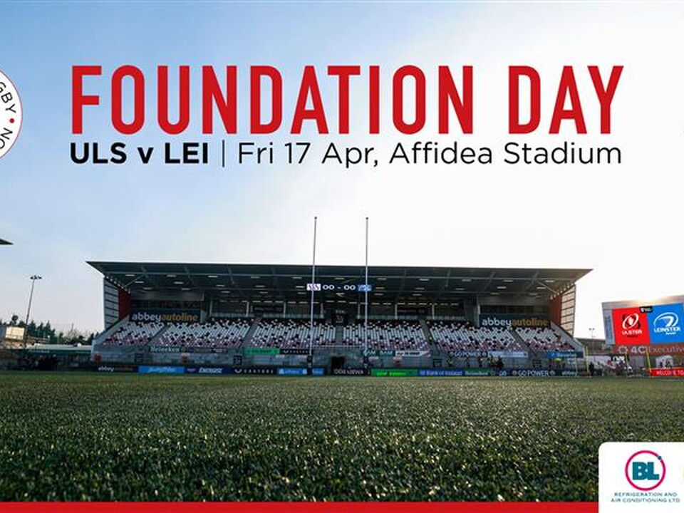 Ulster Rugby is proud to unveil its 2026 Ulster Rugby Foundation Ambassadors, launching officially at this Friday night’s Foundation Fixture against Leinster Rugby.