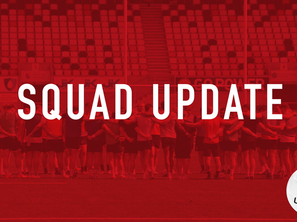 The Ulster Rugby Performance Medicine Team has provided a squad update ahead of the province's BKT United Rugby Championship Round 17 fixture against Munster at Thomond Park.