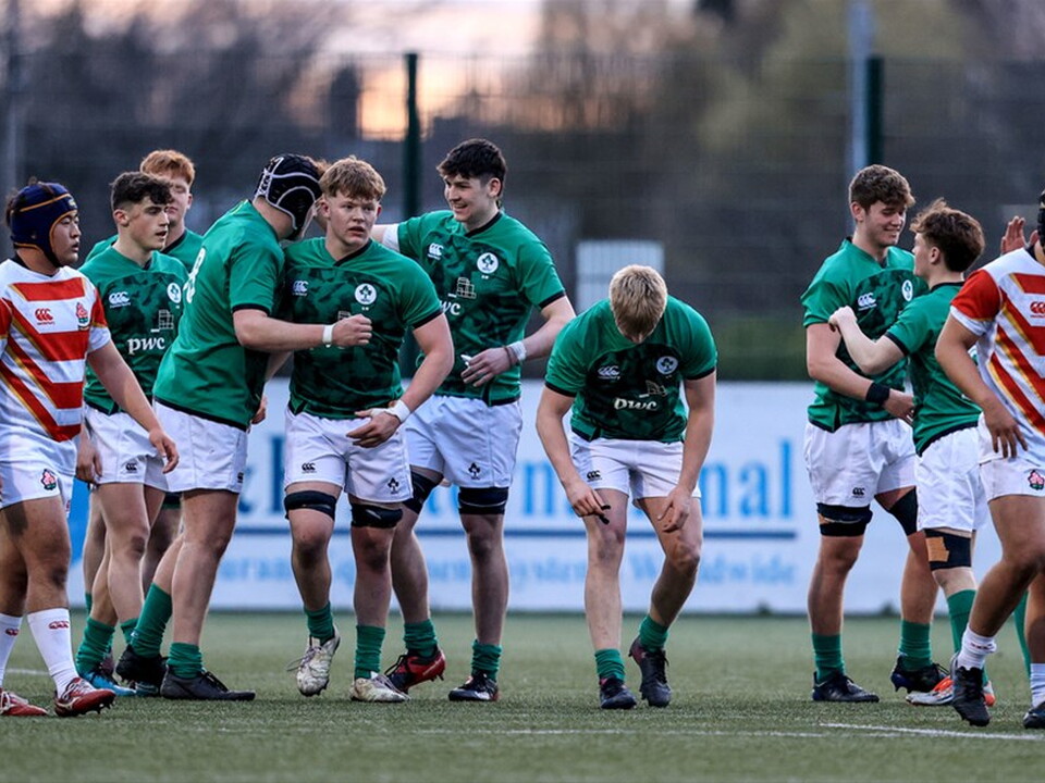 The Ireland U19 squad, sponsored by Pwc, will travel to the south of France in April to play two fixtures against their French counterparts.