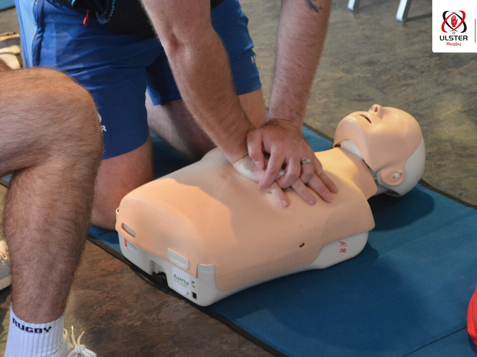 St John Ambulance, in partnership with Ulster Rugby, will host free sessions, open to the public, on life-saving CPR training and defibrillation awareness at Kingspan Stadium on Saturday 14 October.