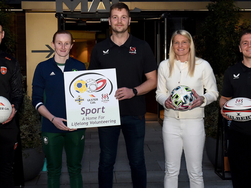 Young sports volunteers took centre stage last week at a fun-filled awards ceremony in the Mac Theatre, Belfast for the annual Sports Inspire Awards, organised jointly by Ulster GAA, the Irish FA and Ulster Rugby.