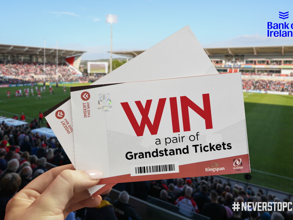 How would you like to win one of two pairs of tickets for the Ulster v Dragons fixture at Kingspan Stadium this Saturday?