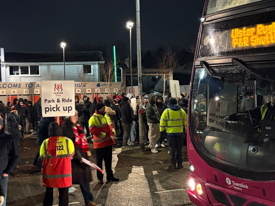For this Saturday's match between Ulster and Stade Français, the Pirrie Park, Park & Ride, will not be operational due to its usage by Methodist College Belfast.