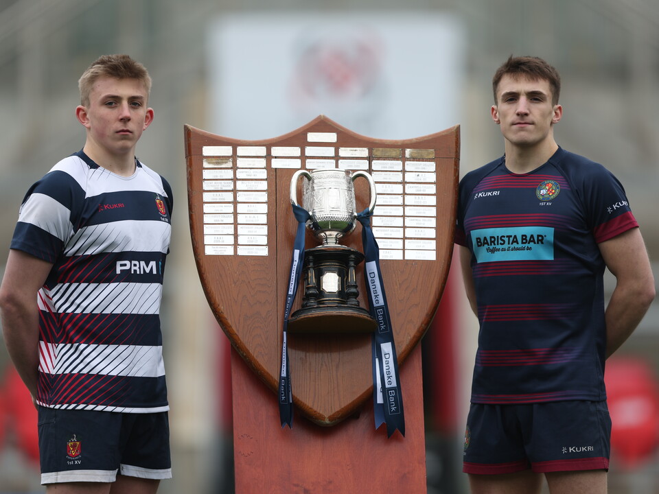 Wallace High School and Belfast Royal Academy will be vying to secure a spot in the final of this year's Danske Bank Ulster Schools' Cup final. Meet captains, Jon Rodgers and Frank Davis.