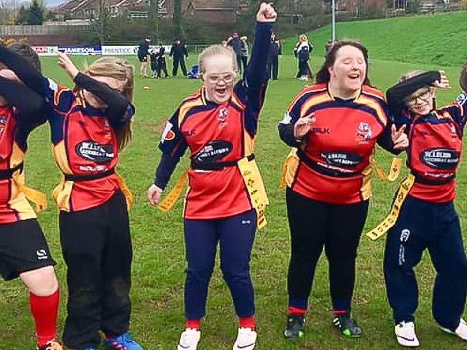 Meet Sarah Gilmore, one of the founding members and players of the Clare Hares, a disability rugby team based at Ballyclare RFC.