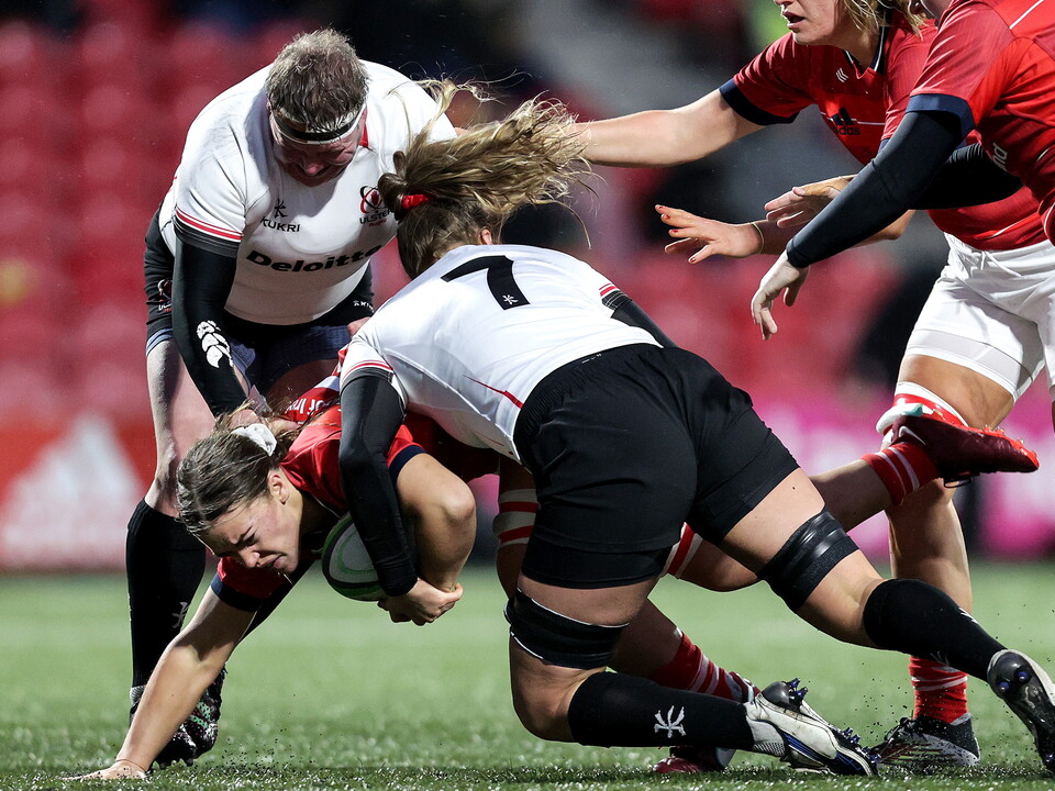 Deloitte Ulster Women began their Vodafone Interprovincial Championship with a 34-0 defeat away to Munster.
