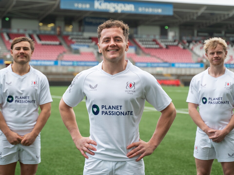 Ulster Rugby and principal sponsor, Kingspan, are proud to highlight the importance of sustainability with a special edition jersey for this Friday’s BKT United Rugby Championship clash with Munster at Kingspan Stadium.