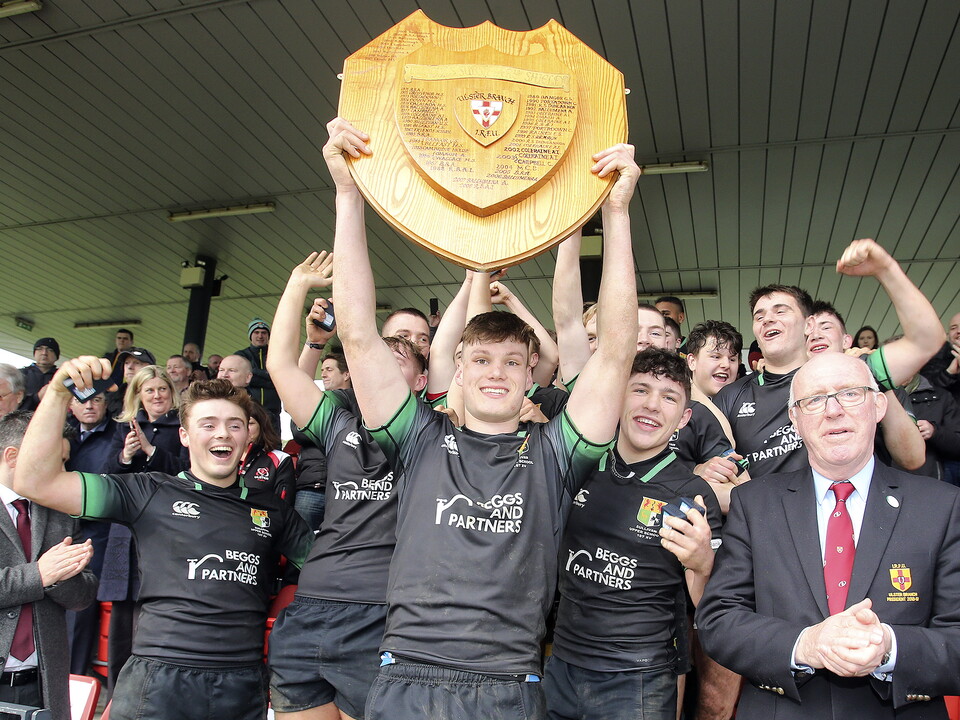 This year's final takes place at Queen's Sport, Upper Malone, kicking off at 2:30pm.