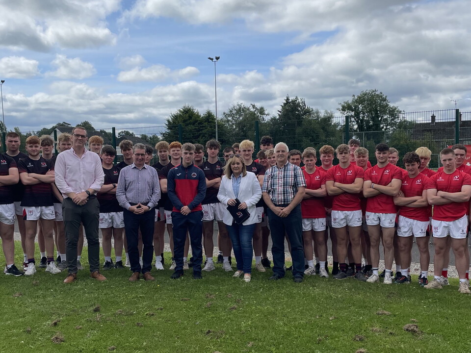 The Ulster U18 Schools and U18 Clubs squads both took part in a recent training session at Aughnacloy College, as the school hosted such an event for the first time.