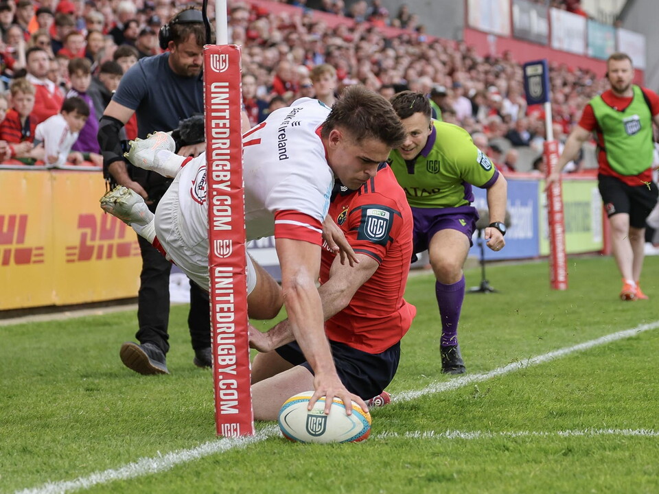 A young Ulster side showed plenty of fight against a strong Munster side, who scored five second half tries to secure a 41-14 interpro victory in Round 16 of the BKT United Rugby Championship at Thomond Park.