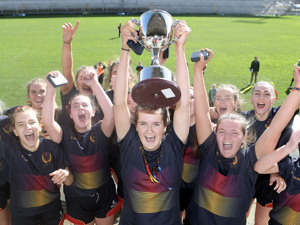 Enniskillen Royal Grammar School are the 22/23 Danske Bank Girls Schools' Cup winners after beating Royal School Armagh 10-2 in the final at Kingspan Stadium.