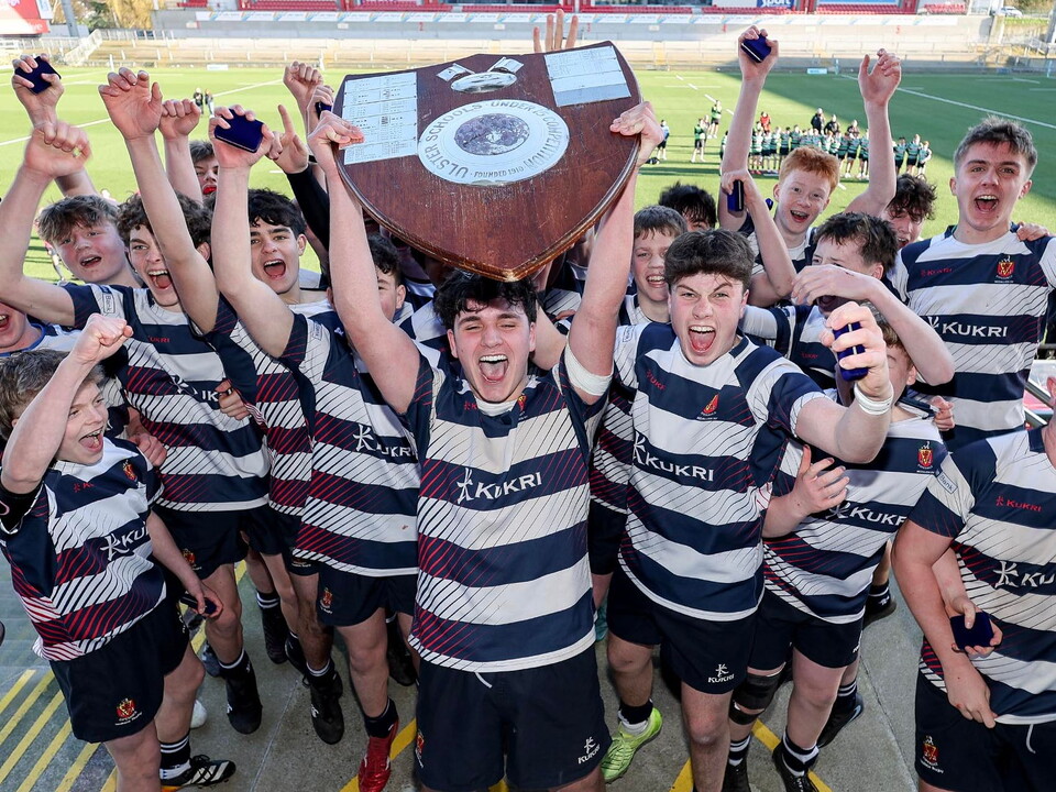 In a historic afternoon at Affidea Stadium, Wallace High School overcame a 10-point halftime deficit to defeat Sullivan Upper School 19-17, securing the Danske Bank Medallion Shield for the first time in the school’s history.