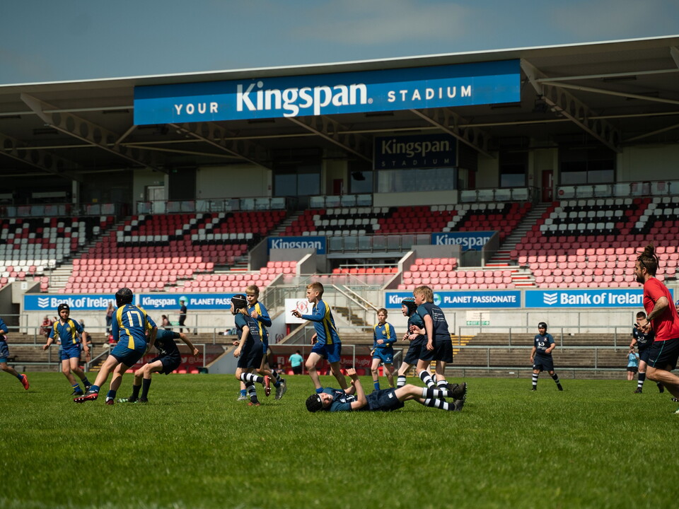 The club recently held a Primary School Festival, where young rugby players got the opportunity to play at the home of Ulster Rugby, Kingspan Stadium.