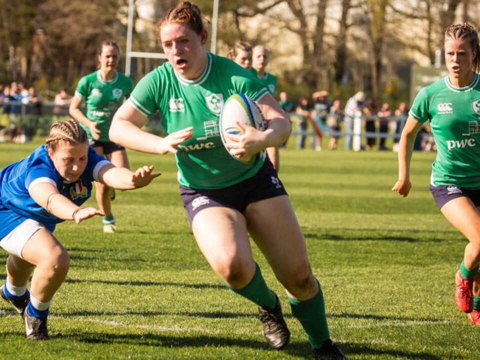 Ireland kicked off their 2025 Six Nations U18 Women’s festival with an eight try, two win Day 1 performance that saw them beat Italy and England in style.