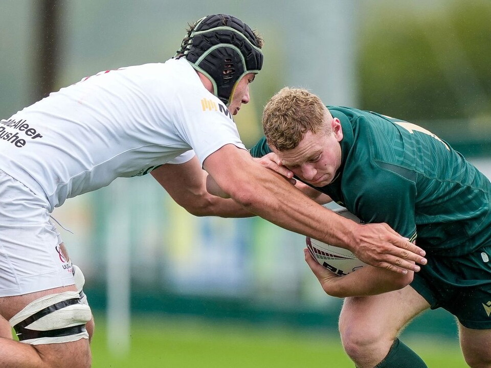 Seven tries, six coming from forwards, was an accurate indication of the type of tough, physical encounter that played out between the U-19s of Ulster and Connacht at Creggs RFC.