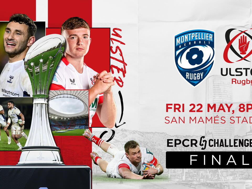 We're heading to Bilbao! As Ulster get ready to take on Montpellier Hérault Rugby in the EPCR Challenge Cup Final (Kick-off 9.00pm Local time/8.00pm BST)