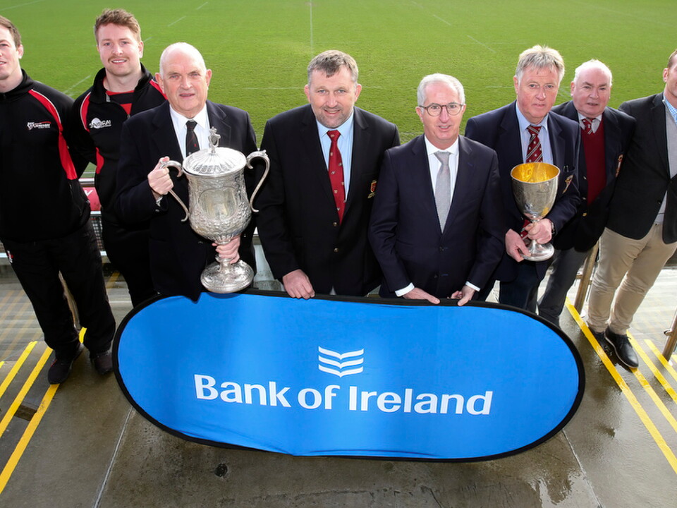 The 2021/22 Bank of Ireland Senior Cup and Towns Cup competitions have been launched at Kingspan Stadium, in the company of the captains from each of the current cup holders.