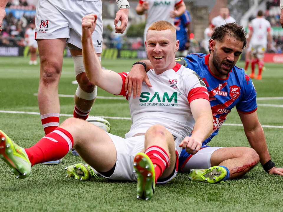 Ulster produced a blistering opening display before showing resilience and composure under sustained second-half pressure to defeat Stade Français 26–19 at Affidea Stadium, securing top spot in Pool 3 of the EPCR Challenge Cup.