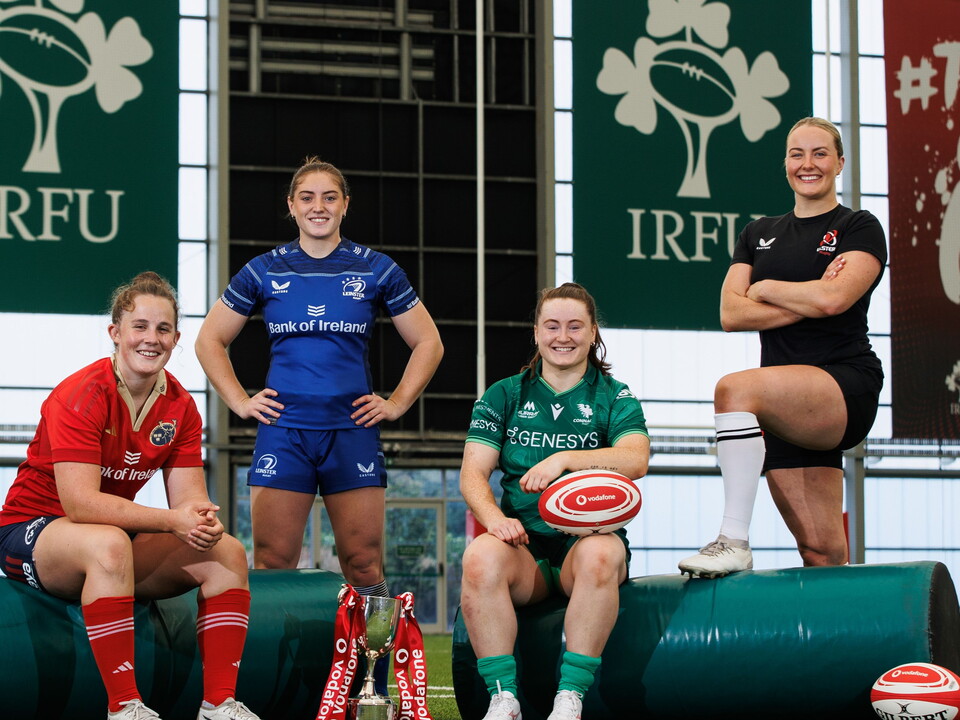As the countdown continues to the start of the Vodafone Women’s Interprovincial Championship, players from all four Provinces were today in attendance at the IRFU High Performance Centre to officially launch the 2024/25 tournament.