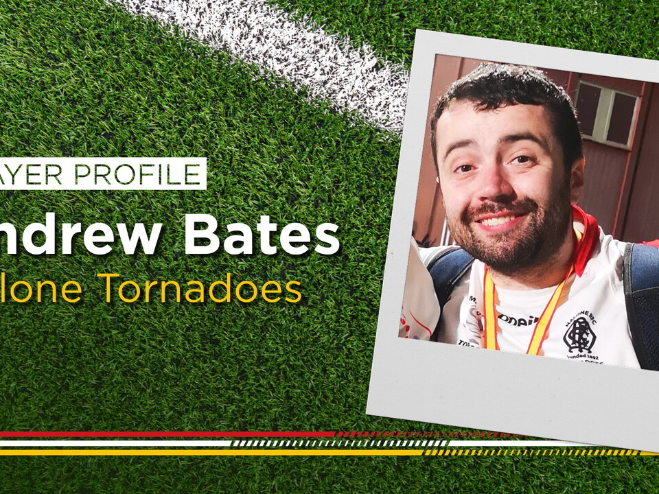 We are showcasing some of our disability and mixed ability rugby players. Meet Andrew from the Malone Tornadoes.
