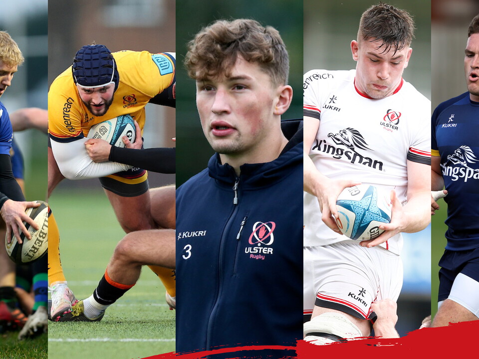 Harry Sheridan, Conor McKee, James McCormick, Reuben Crothers and Ben Carson will all continue their development with Ulster Rugby.