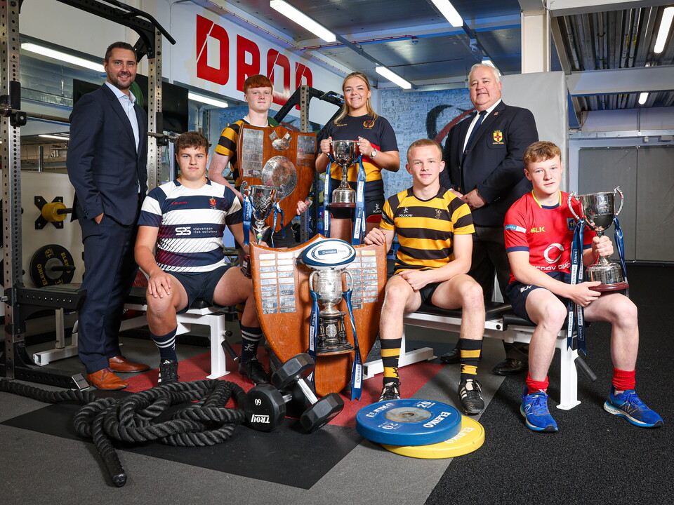 The launch of the 2023/24 Danske Bank Ulster Schools' Rugby competitions took place yesterday at Kingspan Stadium.