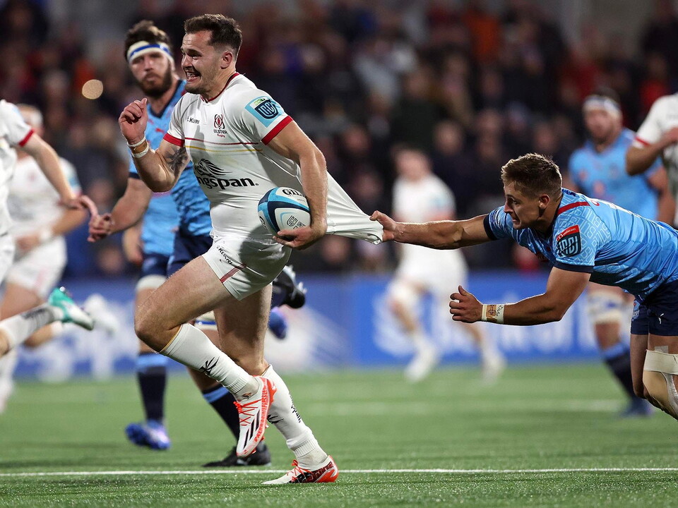 Dan McFarland's side battled their way to a first home win of the season against Vodacom Bulls, on a rain-soaked night at Kingspan Stadium, in Round 2 of the BKT United Rugby Championship.